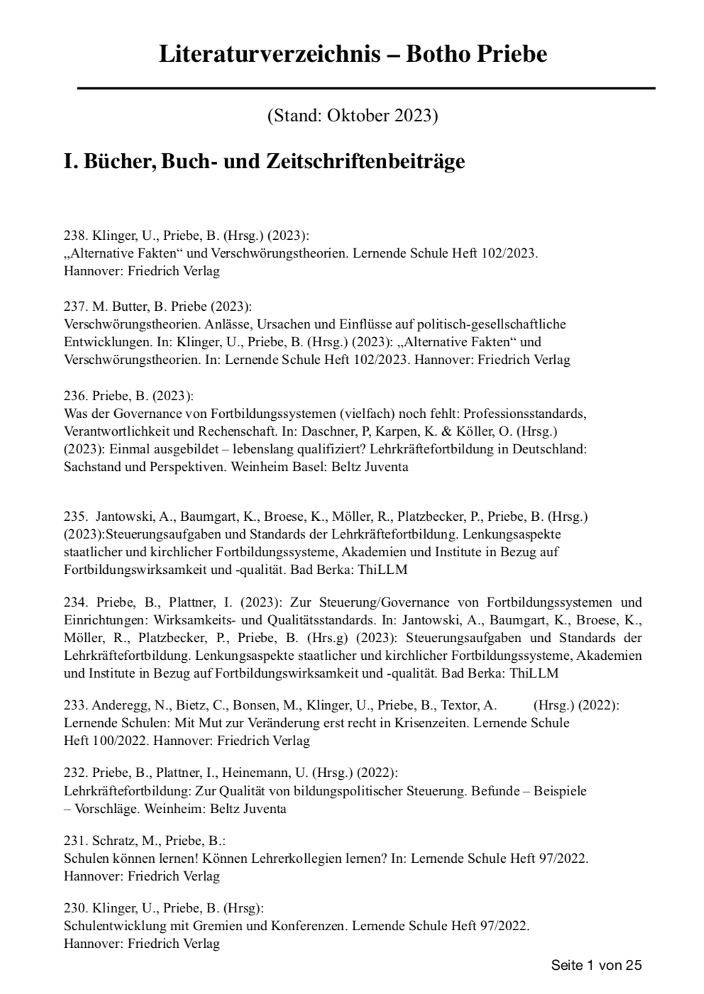 Literatur Vorschau